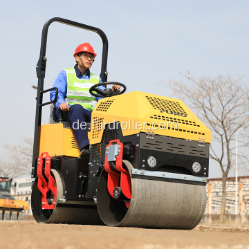 Glatte Rad 1 Tonne Mini Asphalt Roller